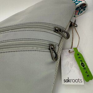 sakroots OTG Sling Backpack Light Grey Repreve